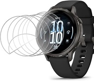 Tznzxm [6 Pack] screen protector for Fitpolo smart watch DR06, Case Friendly HD Clear [Anti-Scratch]