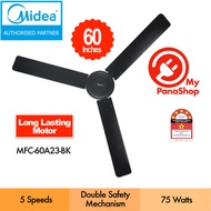 Midea Electronic Regulator 3 Blades Ceiling Fan Kipas Siling ( 60" ) MFC-60A23