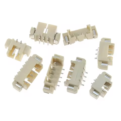 20/50PCS JST1.25 SMD SMT 1.25MM Pitch Male Pin Header Vertical/ Horizontal connector 2P/3P/4P/5P/6P/