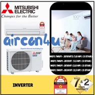 MITSUBISHI MR SLIM [JS Series] R32 Inverter Air-Conditioner (1.0HP/1.5HP/2.0HP/2.5HP)