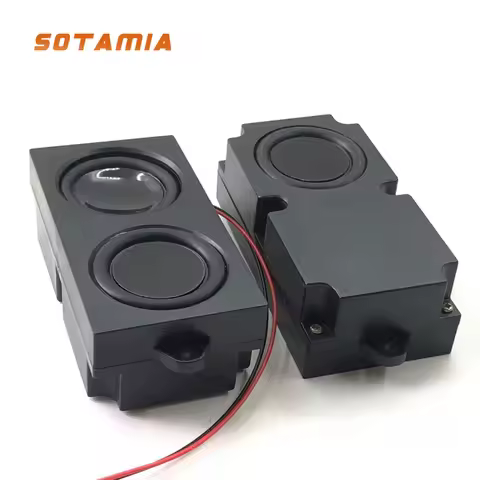 SOTAMIA 2Pcs 1.75-inch Subwoofer Passive Speaker 4 Ohm 5W Full Frequency Cavity Speaker DIY Desktop 