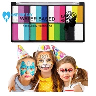 Face Body Paint Palette Neon Professional Makeup Palette Safe Facepaint For Christmas Halloween T4w3