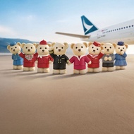 [Mode Phantom Power] Ready Stock Cathay Pacific Airlines Classic Manhattan Bear Interior Ornaments M