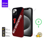 Max Verstappen F1 Racing Phone Case for iPhone 17 Pro Max / iPhone 16 Pro Max / 15 Pro Max / 13 Prot