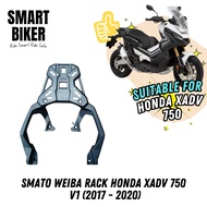 SMATO Rack for Honda XADV 750 V1 (2017 - 2020) Weiba Rear Tail Rack Luggage Bracket