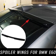 Car Rear Window Roof Spoiler Wings Bodykit For BMW E60 520i 525i 530i 2004 05 06 07 08 09 10 Black Carbon Tuning Accesso