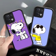 CK-28 Snoopy Cool Silicone Luxury Casing for OPPO F21 F21S Reno 7 7Z 8 8Z Realme C71 C73 14X 12 Lite