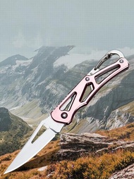 1入組不銹鋼刀現代雙色可折疊便攜式戶外刀