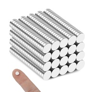 200 Piece 6x2mm Strong Round Magnets for Fridge DIY Building Scientific Craft Education