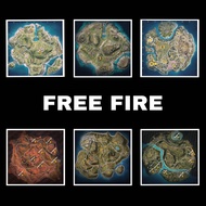 CETAK SPANDUK CETAK POSTER MAP PETA FREE FIRE MAP FF TERBARU MAP BERMUDA NEXTERRA ALPINE BERMUDA REM