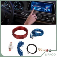 ssrroo Car Amplifier Wiring Kit  8GA Power Cord Cable Set BS320 Retrofit Installation Wire