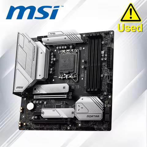 MSI MAG B660M MORTAR WIFI d4 LGA 1700 PCI-E 4.0 24.4×24.4cm 1×HDMI 1×DisplayPort