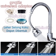 Flexible faucet booster goose stiff neck connection faucet adapter sink water saving faucet adapter