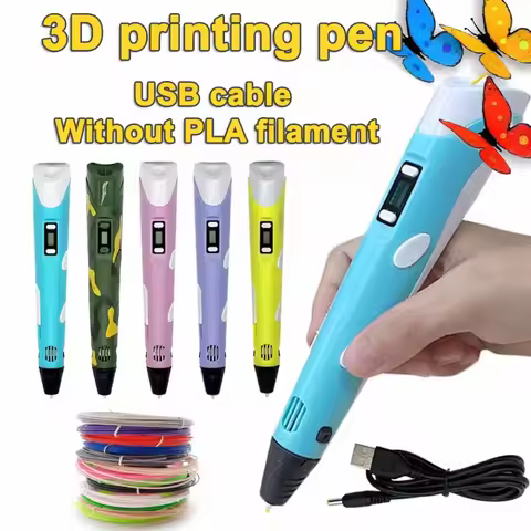 3D Pen For Children 3D Printing Drawing Pen DIY Funny Set for Kids Chidren Birthday Chrismas Creativ