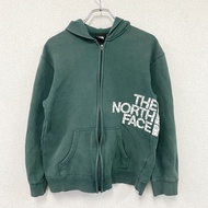 THE NORTH FACE 全拉鍊連帽衫/衛衣，綠色，L 碼（古著）