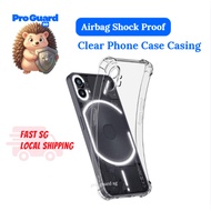 [SG] Airbag Shockproof Phone Case Nothing Phone 3 3a Pro 2a 2 CMF Phone 2 Pro 1 Clear Casing
