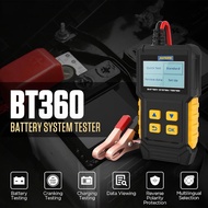AUTOOL 12V 2000CCA Car Motorcycle Battery Tester - BT360