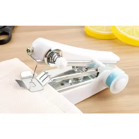 Home Travel Hand‑held Portable Pocket Mini Manual Sewing Machine Lightweight Small Handheld Sewing M