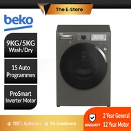[Display Clearance] Beko 9kg Wash &amp; 5kg Dry Combo Washer Dryer | HTV9746XMG (Washing Machine Mesin Basuh Mesin Cuci Mesin Pengering Baju 洗衣机 HTV 9746 XMG)