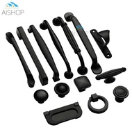 [SG Seller]Black Handles for Furniture Cabinet Knobs and Handles Kitchen Handles Drawer Knobs Cabine