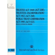 TRUSTEE ACT 1949 (ACT 208) /TRUSTEE (INCORPORATION)1952 {ACT 258)  & PUBLIC TRUST CORPORATION ACT 19