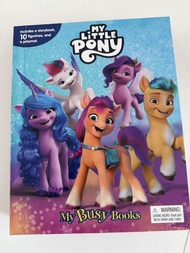 My Little Pony Busy Books小馬寶莉英文全硬皮書 附有玩具公仔同遊戲墊