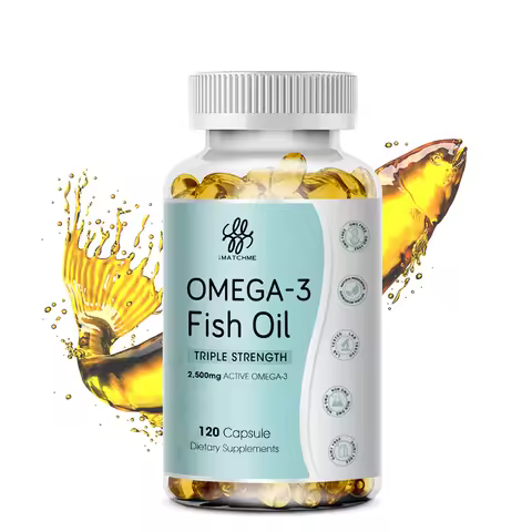 3600mg Triple Strength Omega 3 Fish Oil Supplement Rich EPA & DHA, Omega 3 Supplements for Heart, Br