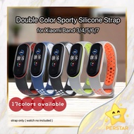 [ Ready Stock ] Xiaomi Band 3/4/5/6/7 Sporty Strap Smart Watch Replacement Wristband / Fashion Strap / Xiaomi Tali Jam