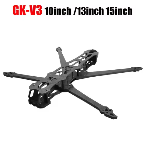 GK-V3 GK 10inch / 13inch / 15inch 3K Carbo Firber FPV Drone Frame Kit For RC Long Range FPV Racing D