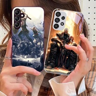 Art God of War (09) Tempered glass phone case for Samsung Galaxy S24 Plus S20 FE S23 Ultra A16 A15 A