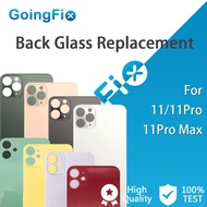 Back Glass Replacement For 11 / 11 Pro /11 pro max Cover Big Hole