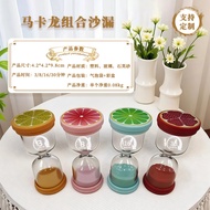 New Macaron Fruit Hourglass Timer Anti-fall 3/8/16/30 Minute Timing Sandflow Time Management Desktop
