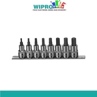 Jtc H308H-Dr. 3/8" Inch 8PCS HEX SOCKET BIT SET H3, H4, H5, H6, H7, H8, H9, H10