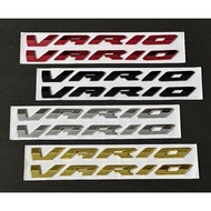 MERAH Vario 160 Vario Led New 160 Emblem Sticker Embossed Logo Body Cbs Abs Red Gold Chrome Black Ho