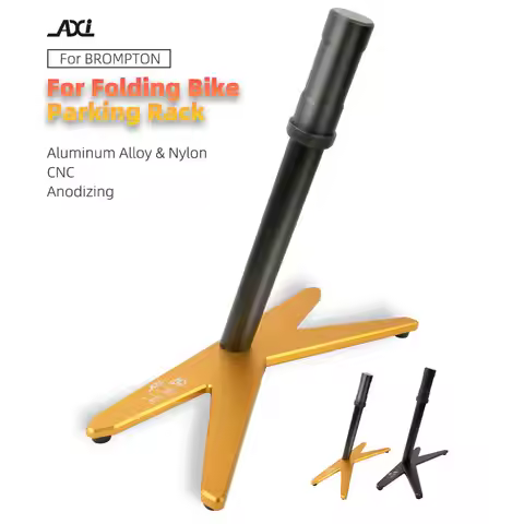 AXI Folding Bicycle Parking Rack Mirror Smooth For Brompton Pline Cline Debugging Dahon P8 Aluminum 