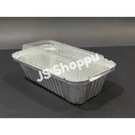 MYCHEF 4572-P Aluminium Foil Tray with Clear Lid (5 sets ±) / Rectangular / Foil Tray 4572 - P