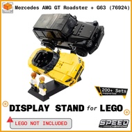 Display Stand for Lego Speed Champions Mercedes AMG GT Roadster 2024 (76924) + G63 G-Class