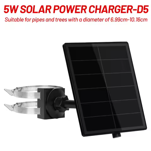D5 5W Waterproof Solar Battery Charger DC 3.7V/5V/6V/9V/12V Solar Panel Kit With Pole Mounting Brack