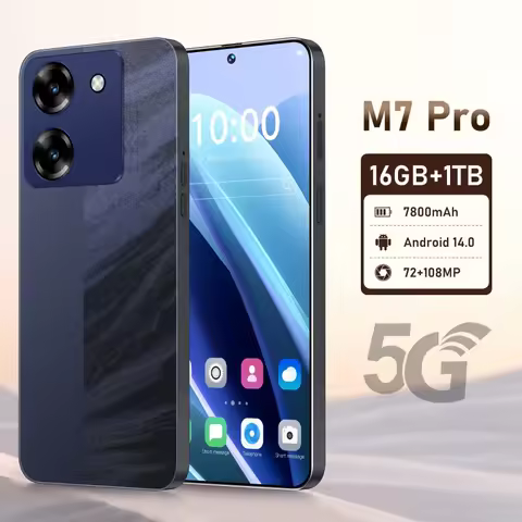 2026 M7 Pro 12GB+512GB Smartphone 7.3inch 7800mAh 72+108MP Android14 Dual SIM 5G Mobile phone Snapdr