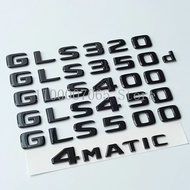 2017 Glossy Black Letters GLS320 GLS350 GLS400 GLS450 GLS500 GLS350d 4Matic ABS Emblem for Mercedes 
