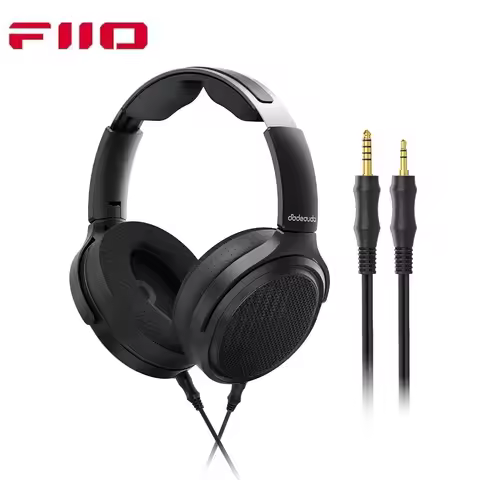 FiiO JT7 Over-Ear Planar Magnetic Audiophile HIFI Headphones with 95x86mm Planar Driver,Adjustable H