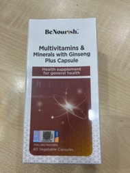 Benourish Multivitamins &amp; minerals with Ginseng plus capsule (60’s) Exp 2/2025