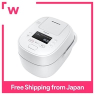 Panasonic Rice Cooker 5.5 Go Variable Pressure &amp; Large Thermal Power Dance Cooking Full Heat Generation 6 Stage IH Type White SR-MPW101-W
