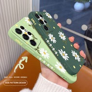 Chrysanthemum Liquid Silicone Cell Phone Case for Samsung Galaxy S10/9 Plus/E/S20FE