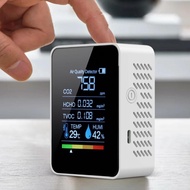 Air Quality Monitor Real-Time Smart Quiet Accurate Air Quality Monitor Home Carbon Dioxide Detector 