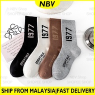 NBV Number Logo Colour Stokin Crew Thick Cotton Socks Hipster Socks Unisex Socks Stokin Hipster