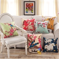 TOKOMUDA FLOWER MOTIF PILLOW COVER 45X45 LUXURY PILLOW COVER