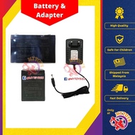 Adapter Charger 6V / 12V , 6V Battery Kids Electric Car, Motorbike, Rechargeable Battery / 6V Bateri