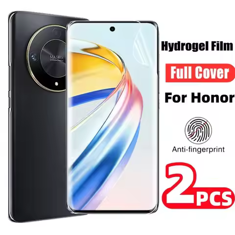 2Pcs Hydrogel Film for Honor Magic 7 7 Pro 6 Lite 5 Lite Screen Protector for Honor X8c X9c X7c X5b 