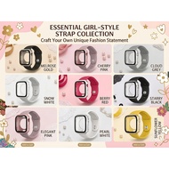 Case+Silicone Strap for apple watch band 38/40/41mm